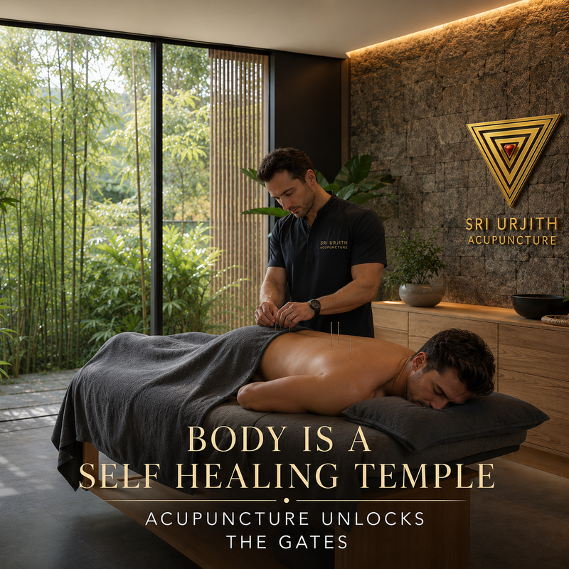 The body is a self-healing temple. Acupuncture unlocks the gates.